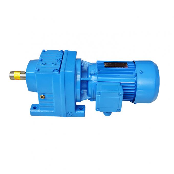 Reductor Type R Type Straight Shaft Gearbox Motor 4kw Helical Reductor De Engranajes